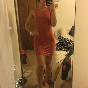 Right orange dress